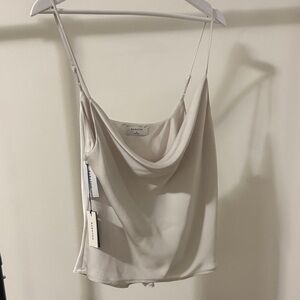 Babaton Cream Satin Camisole
